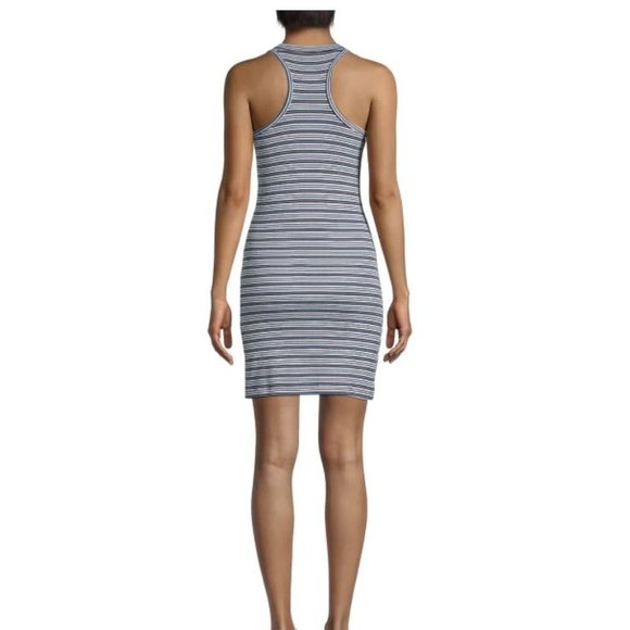 Splendid Midnight Racerback  Striped Tank Dress - Picture 2 of 5